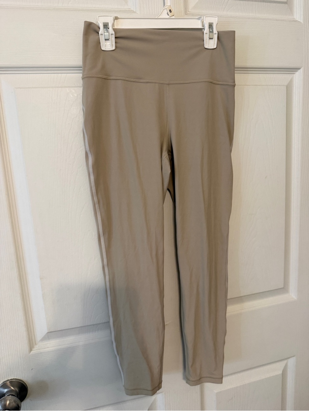 Athleta High-Rise Leggings in Taupe